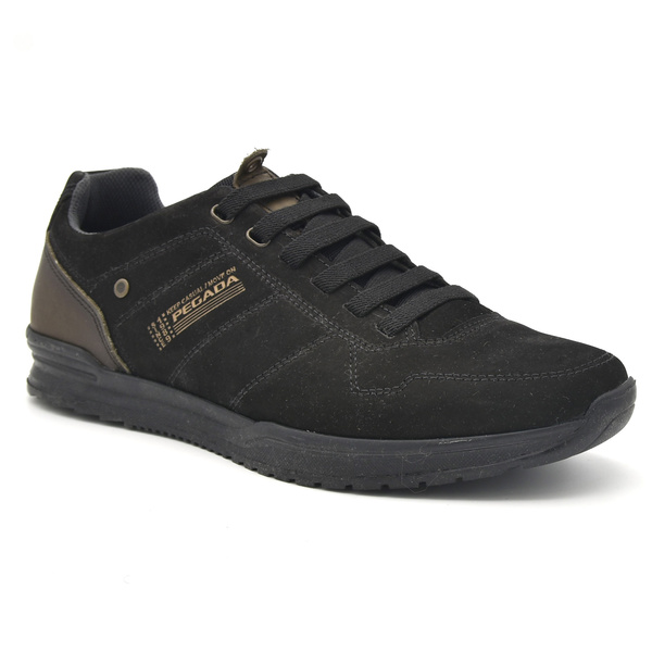 Καστόρινα ανατομικά μαύρα sneakers PEGADA