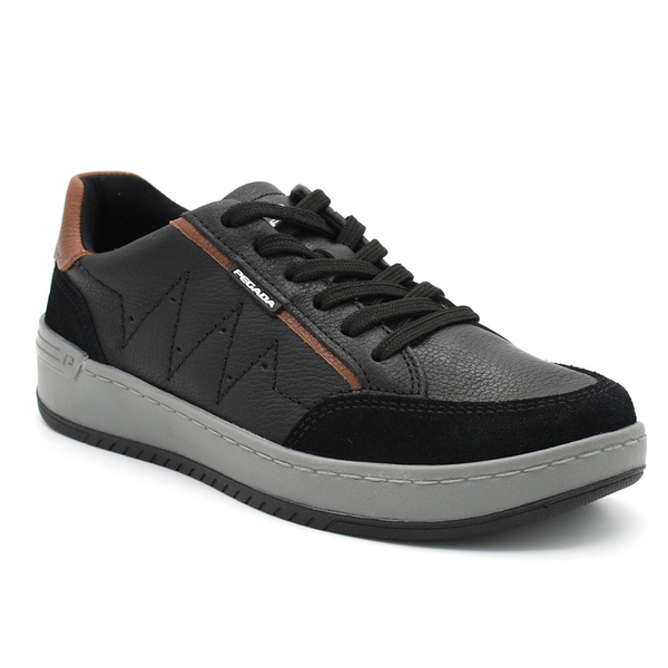 Δερμάτινα sneakers με κορδόνια PEGADA