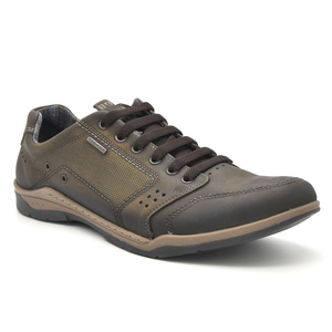Δερμάτινα ανατομικά sneakers PEGADA μεγάλα μεγέθη<br>514276-03