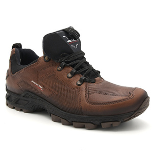 Δερμάτινα ανατομικά ορειβατικά sneakers PEGADA<br>150353-01