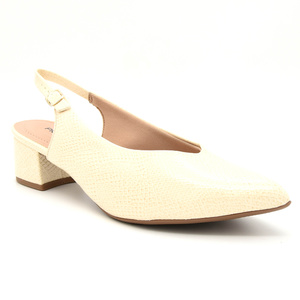 Μπεζ mule με χαμηλό τακούνι PICCADILLY<br>739.031