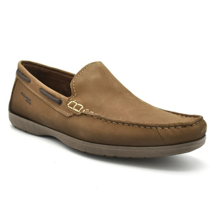 Δερμάτινο loafer PEGADA camel<br>141051-06