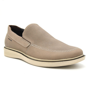 Δερμάτινα ανατομικά loafers PEGADA μπεζ<br>126104-07