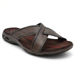 Δερμάτινες ανδρικές παντόφλες PEGADA plus sizes<br>530642-03
