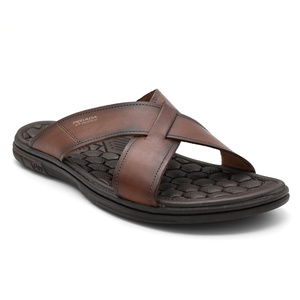 Δερμάτινες ανδρικές παντόφλες PEGADA plus sizes<br>533302-01